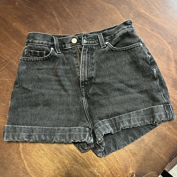 BDG Dark Gray Jean Shorts for Women - Picture 1 of 3